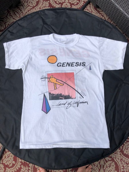 Vintage Original 1986 Genesis Tour T-Shirt Land of Confusion  / Phil Collins Medium