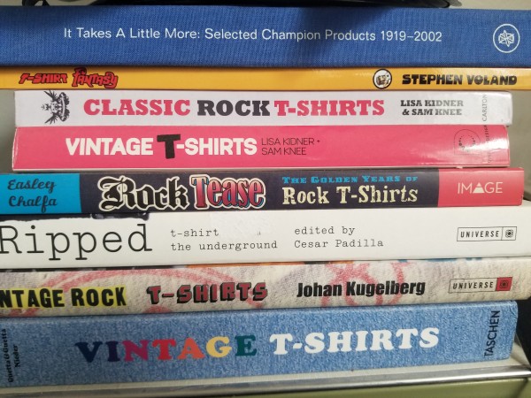 vintage t-shirt book collection