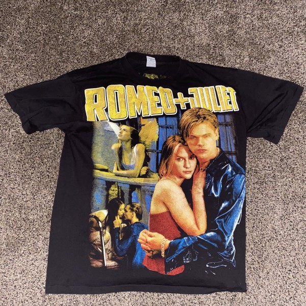 Vintage Romeo and Juliet AOP Tee Dicaprio Resurrecction Tag