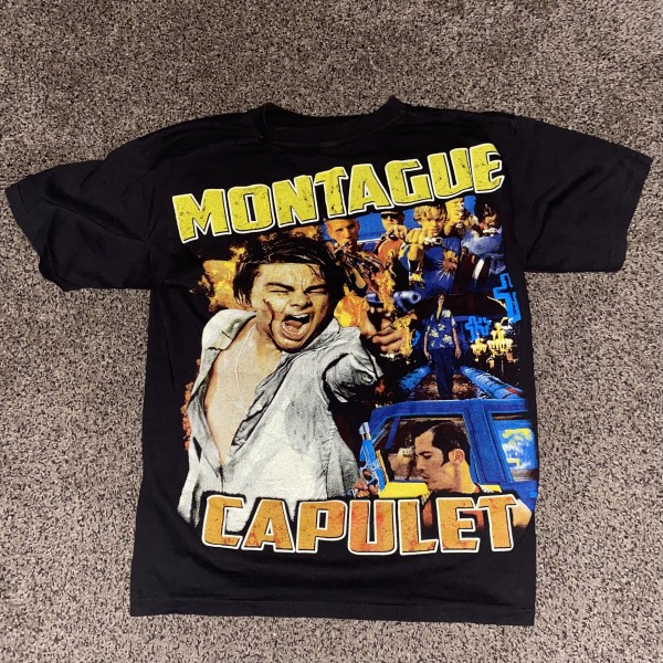 Vintage Romeo and Juliet AOP Tee Dicaprio Resurrecction Tag