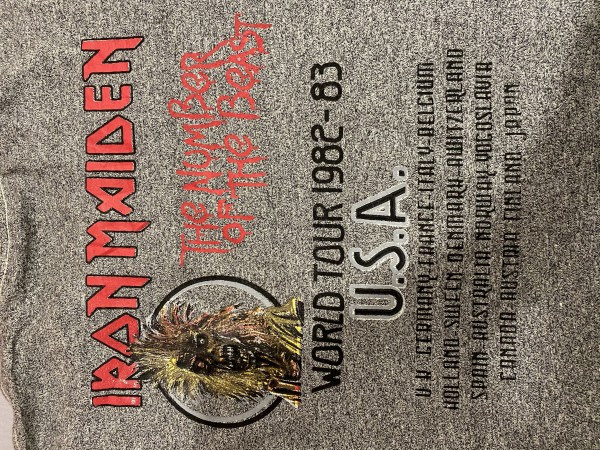 Legit check for Iron Maiden The Number of the Beast World Tour 1982-83