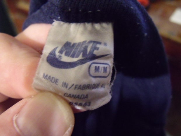 Nike t-shirt label