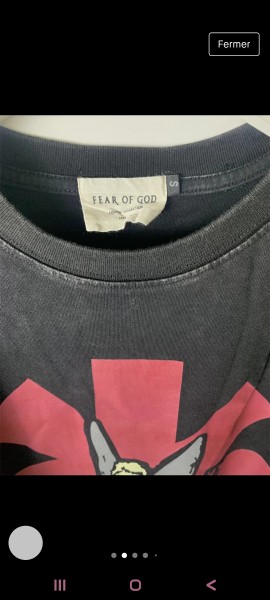 Is this FEAR OF GOD Red hot chili peppers shirt authentic ?