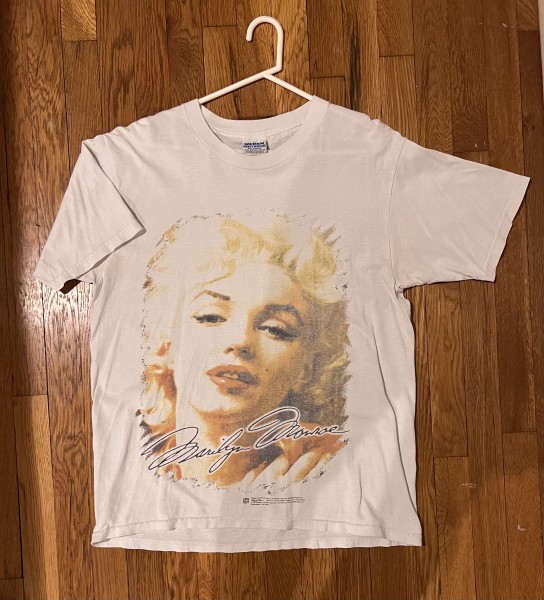 Grandpa’s ‘97 Marilyn Monroe & ‘96 Underdog shirts