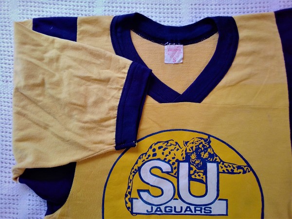 1960s 70s COLLEGIATE AMERICAN Louisiana Southern Jags Jersey Tee