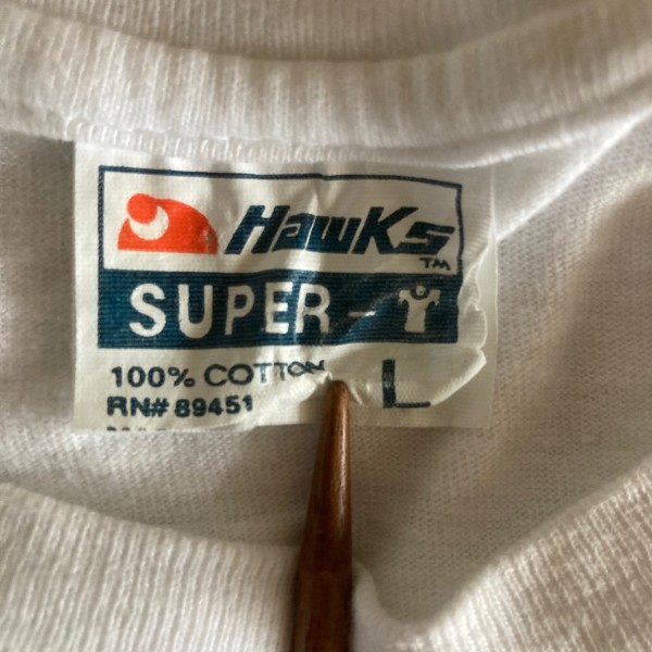 Hawk's Super-T T-Shirt Tag
