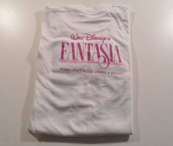 Old Walt Disney's FANTASIA Move Promo T-Shirt