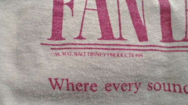 Old Walt Disney's FANTASIA Move Promo T-Shirt