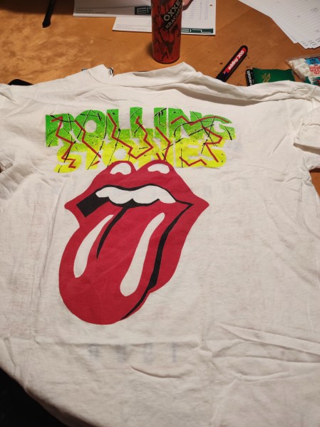 Bootleg Rolling Stones European Tour Shirt 1990