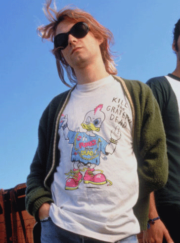 Mand Saks Nogen som helst Kurt Cobain Worn Captain America Grateful Dead - Vintage T-Shirt Forum &  Community