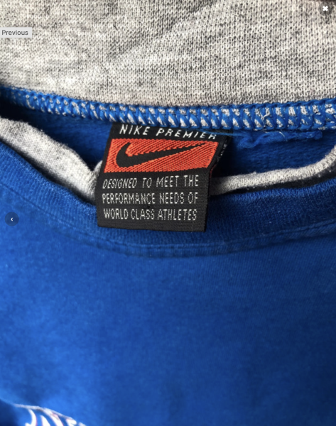 Vintage rare nike sweatshirt 90s