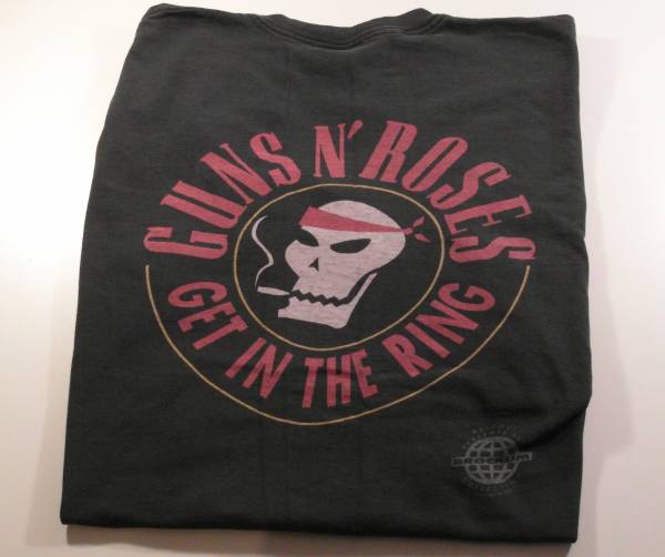 Embroidered Smoking Skull 1993 Guns n Roses Brockum T-Shirt