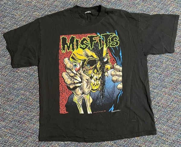 vintage misfits pushead eyeball shirt 2001