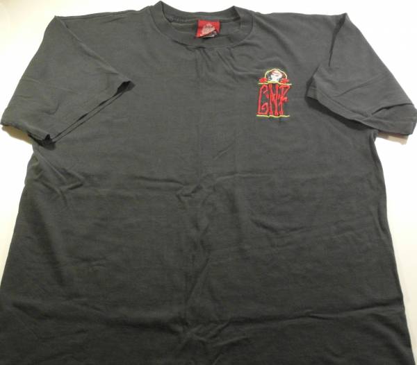 Embroidered Smoking Skull 1993 Guns n Roses Brockum T-Shirt
