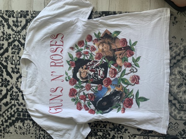 Guns n roses skin n bones t-shirt 1993