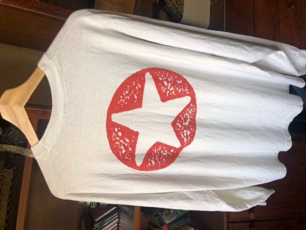 Captain America vintage shirt worn by Kurt Cobain