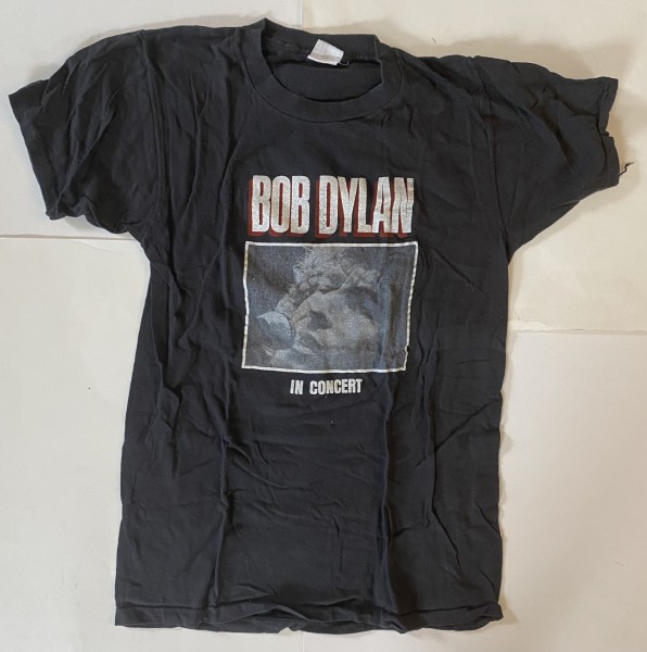 vintage 1981 bob dylan north american tour t-shirt front