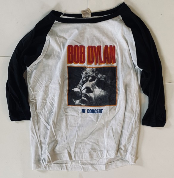vintage 1981 bob dylan north american tour jersey front
