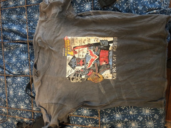 Vintage Marshall Law Comic Book Mercy My Ass T-Shirt