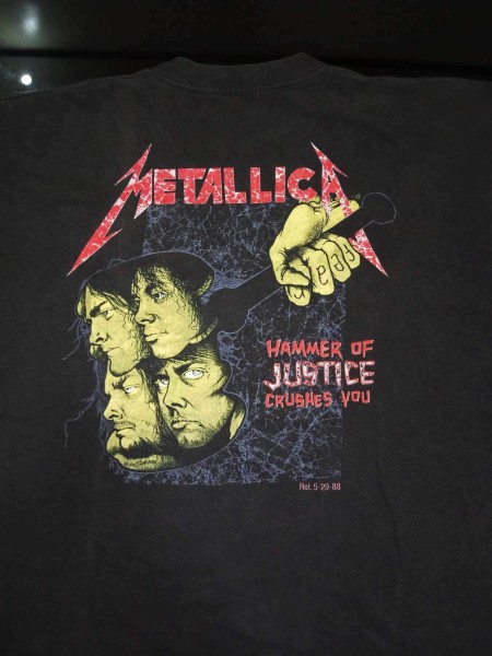 1988 metallica hammer of justice