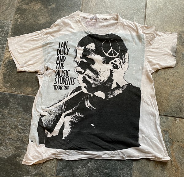 Ian Dury & the Music Students '84 Promo t-shirt