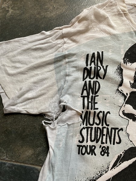Ian Dury & the Music Students '84 Promo t-shirt