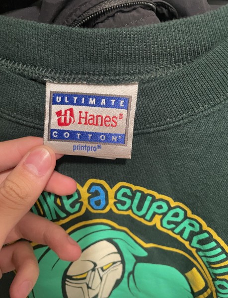 ultimate cotton hanes printpro sweatshirt tag