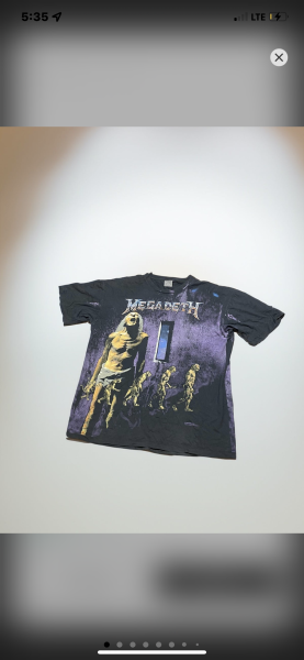 Legit Check for Megadeth Countdown to Extinction all over print Tee