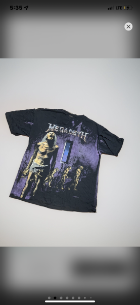 Legit Check for Megadeth Countdown to Extinction all over print Tee