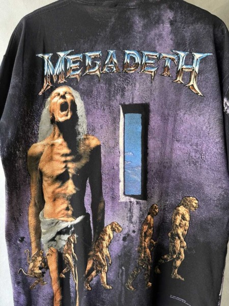 Legit Check for Megadeth Countdown to Extinction all over print Tee