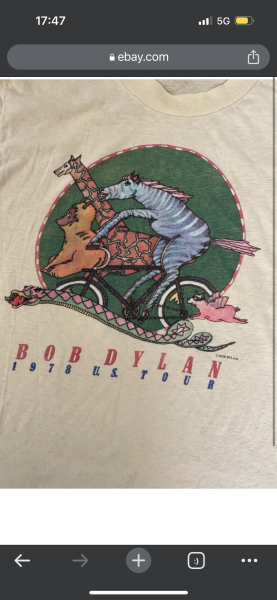 Is this Bob Dylan 1978 tour Authentic?