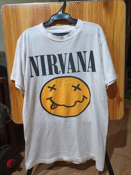 Unknown Tag RN 01980 WPL 3107 on Nirvana Butthole Shirt