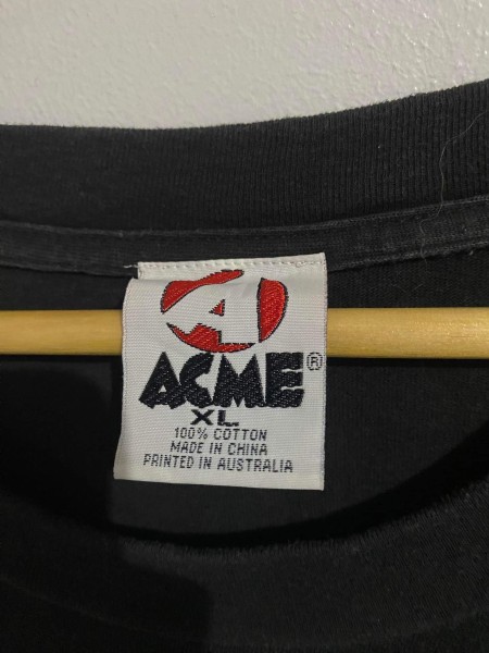 acme made in china printed in australia t-shirt tag