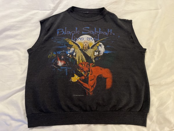 1983 Black Sabbath "Live / Evil" sleeveless tee