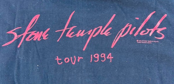 1994 Stone Temple Pilots tour tee check