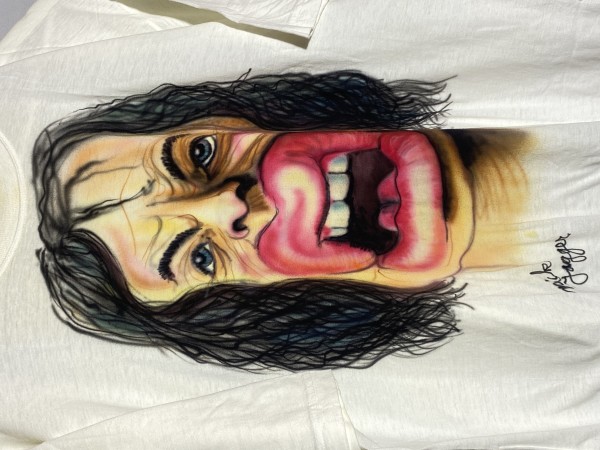 Mick Jagger Airbrush print and signed/autographed?