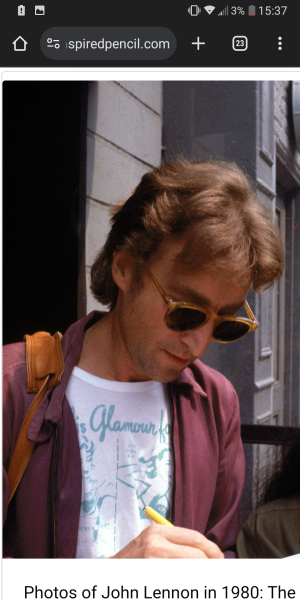 Vintage All This Glamor For John Lennon T-Shirt