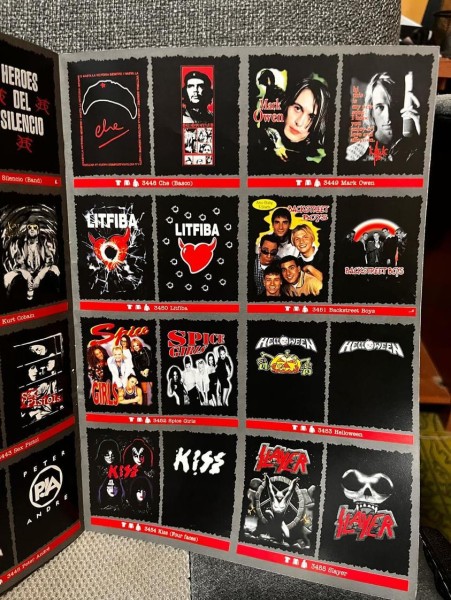 che, mark owen, helloween, slayer t-shirts