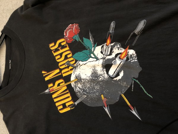 guns n roses skull / bullets t-shirt