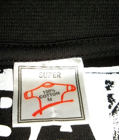 Super T-shirt tag Label (which era?)