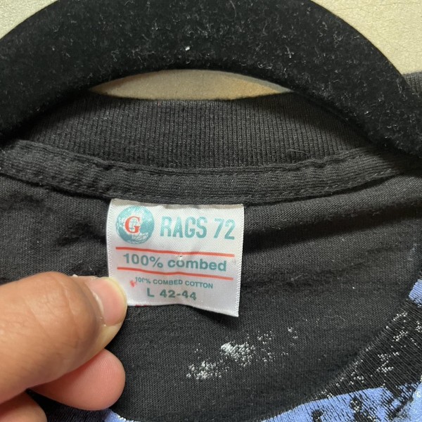 G Rags 72 t-shirt tag, Modern Bootleg, Thailand