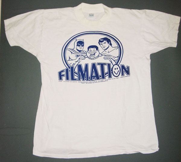 1977 Filmation cartoon t-shirt - Batman, Fat Albert, Tarzan