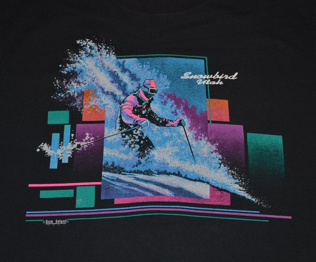 1991 San Segal Ski T-shirt