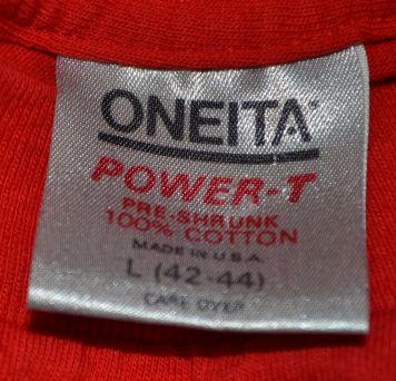 80's Oneita label