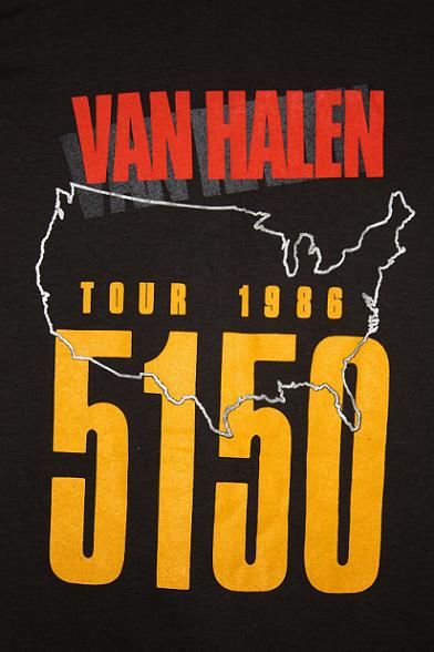 1986 Van Halen Tour Shirt