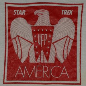 Vtg STAR TREK UFP America United Federation Plants T-Shirt