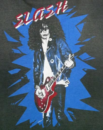 VINTAGE 80'S SLASH GUNS N' ROSES T-SHIRT | Defunkd