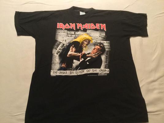 Iron Maiden - be quick or be dead T Shirt 1992