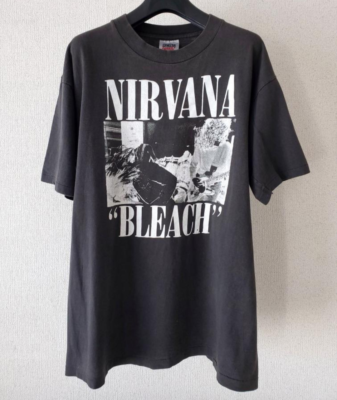vintage nirvana sub pop bleach t-shirt front