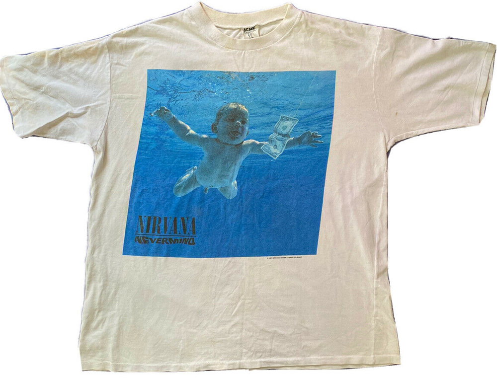 Vintage 1992 Nevermind Australia Tour T-Shirt